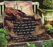 Throw-Old Rugged Cross-Tapestry (50" x 60")