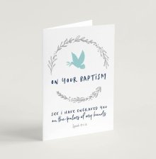 On Your Baptism Greeting Card