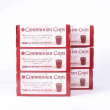 Communion Cups with Cross Master Case Pack of 6 (6000 cups)