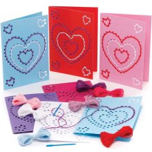 Heart Threading Card Kits (Pack of 6)