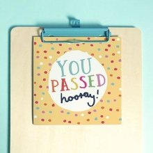 You Passed Greeting Card & Envelope