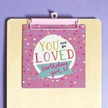 Birthday Girl Greeting Card & Envelope