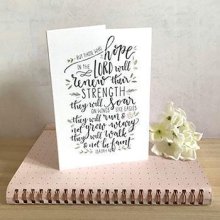 But Those Who Hope A6 Greeting Card