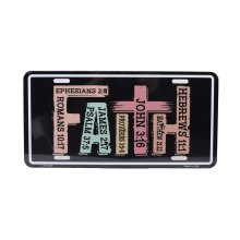 Faith Number Plate Tag