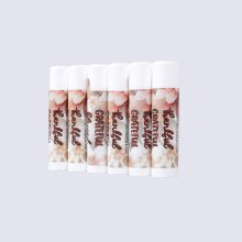 Lip Balm Thankful, Grateful, Blessed Vanilla (Pack of 6)