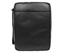 Black Imitation Leather Bible Cover - XXL
