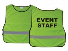 Green Event Staff Safety Vest - XLarge