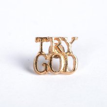 Lapel Pin Try God Gold Pack of 6