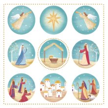 Tearfund - Nativity Circles - (Pack Of 10)