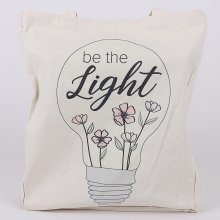 Be The Light Cotton Tote