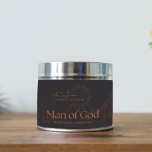 Man of God - Oakmoss & Cedarwood Candle In A Tin
