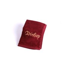 Pastor Towel Bishop Burgundy Cotton