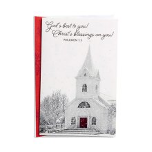 Premium Christmas Card Box - God'S Best To You (18 Cards)