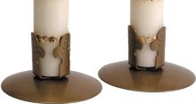Gold Gothic Candle Holder