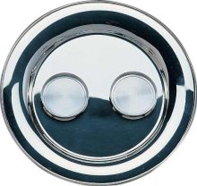 Cruet Tray With Rings - In Silver Plate