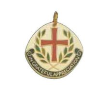 Cross & Crown Key Tag