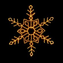 1.2m Twinkling Flexibright Snowflake in Warm White