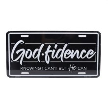 Godfidence Number Plate Tag