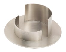 Nickel Plated Candle Holder D 6 cm Inside