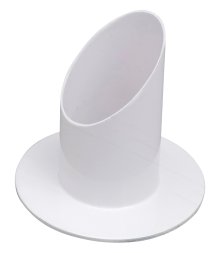 White Candle Holder D 4 cm