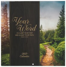 2027 Calendar LG Your Word Is A Lamp To My Feet Ps. 119:105