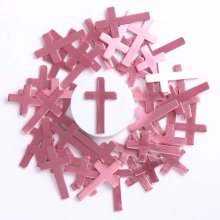 Blank Pink Pocket Cross - Pack of 200