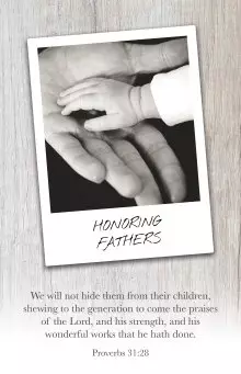 Father's Day Bulletin: Honoring Fathers (Package of 100)