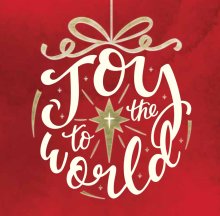 Joy Bauble Charity Christmas Cards Pack of 10