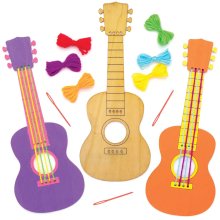 Wooden Guitar Kits (Pack of 3)