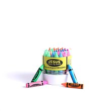 'Jesus Colours My World' Erasers - Pack of 36