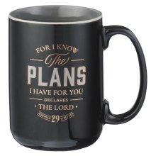 Mug Black I Know the Plans Jer. 29:11