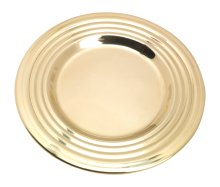 Polished Candlestick Plate D 15 cm