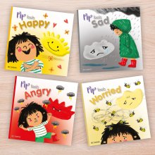 Pip Feels Books Set 1 - Happy, Sad, Angry, Worried