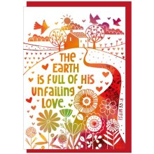 The Earth is full Encouragement Card
