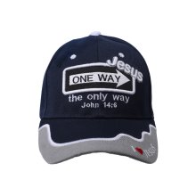 One Way Jesus Navy Cap