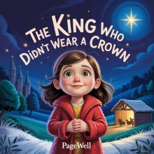 The King Who Didn't Wear a Crown: A Gentle Christmas Story About Jesus, Love, and True Greatness for Kids Ages 3-10