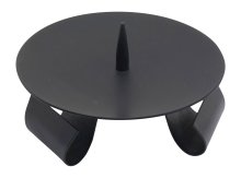 Black Iron Candle Holder D 11.5 cm