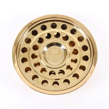 Deluxe Communion Cup Tray & Bread Disc Gold