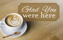 Outreach Postcard: Glad You Were Here (Package of 25)