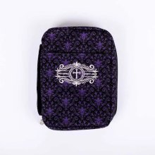 Proverbs 31 Cross Canvas Bible Cover - Large