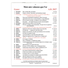 Catalan Golden Thoughts Calendar 2027
