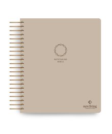 NLT Spiral-Bound Notetaking Bible, Filament Enabled (Hardcover, Classic Tan)
