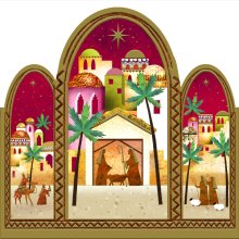Tearfund - Triptych Nativity - (Pack Of 10)