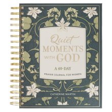 Prayer Journal Quiet Moments with God HC Spiral