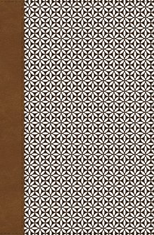 NIV, Thinline Bible, Compact, Leathersoft, Brown/White, Zippered, Red Letter, Comfort Print