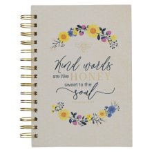 Journal Spiral Navy Kind Words Prov. 16:24