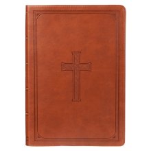 KJV Super Giant Print Lux-Leather Tan