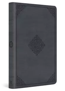 ESV Large Print Thinline Bible (TruTone, Azurite Blue, Ornament Design)
