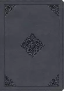 ESV Large Print Wide Margin Bible (TruTone, Slate Blue, Ornament Design)