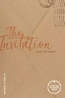 CSB The Invitation New Testament, Brown, Paperback, Outreach, Salvation Plan, Footnotes
